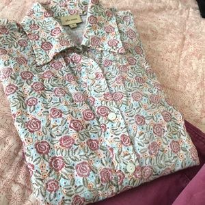 Ella Moss floral pattern button down